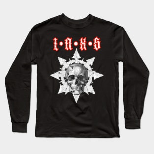 Inxs metal skull Long Sleeve T-Shirt